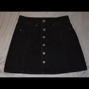 American eagle jean skirt